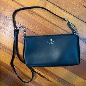 Kate Spade Black Crossbody Bag with Chain Strap